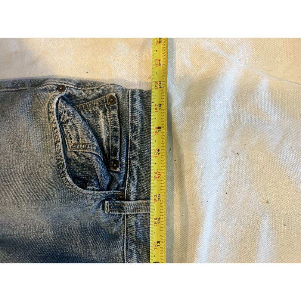 Vtg Y2K Levis 501 Jeans Mens 40 X 32 Distressed Straight Leg Original Button Fly - Picture 10 of 15